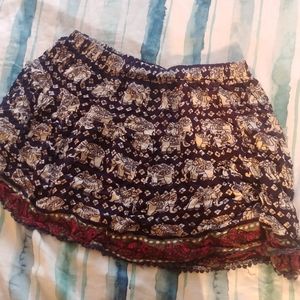 Boho Elephant Skirt